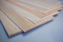 Balsabrettchen 8mm, 1000x100mm, geschliffen Balsabrettchen 8mm, 1000x100mm, geschliffen