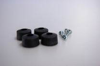 Gummifüße incl. Schrauben Gummifüße incl. Schrauben