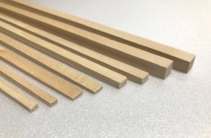 Leiste Linde 3x3mm, Länge 1000mm, 10er Packung, 2.Wahl