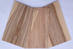 Schlagplatte Satin Nuss (Amberbaum) 3mm, 500x300mm