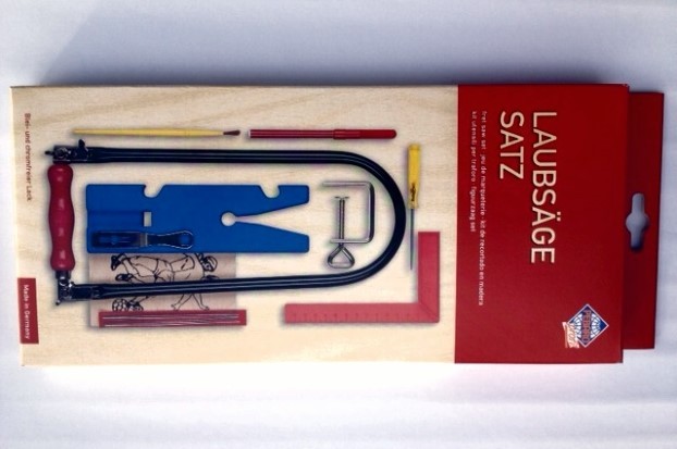 Laubsägesatz im Karton mit Vorlage